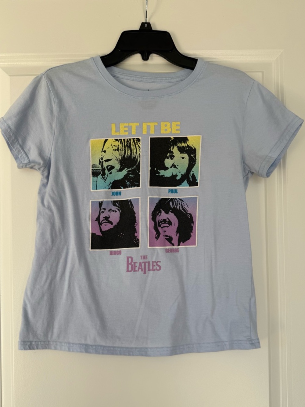 The Beatles Light Blue 'Let It Be' Kids Graphic Tee